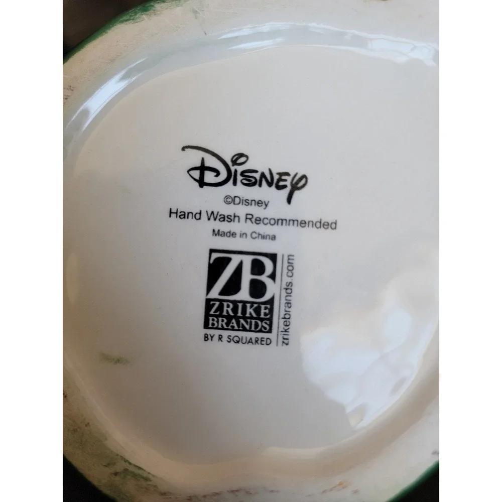 Disney Santa Claus gift bag candy dish Xmas ceramic home‎ decor present toy